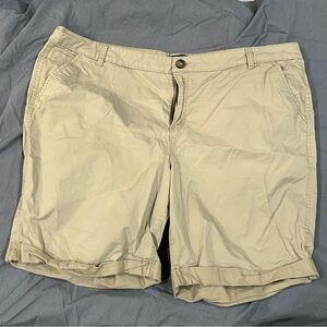 Women's Tan Khaki Shorts